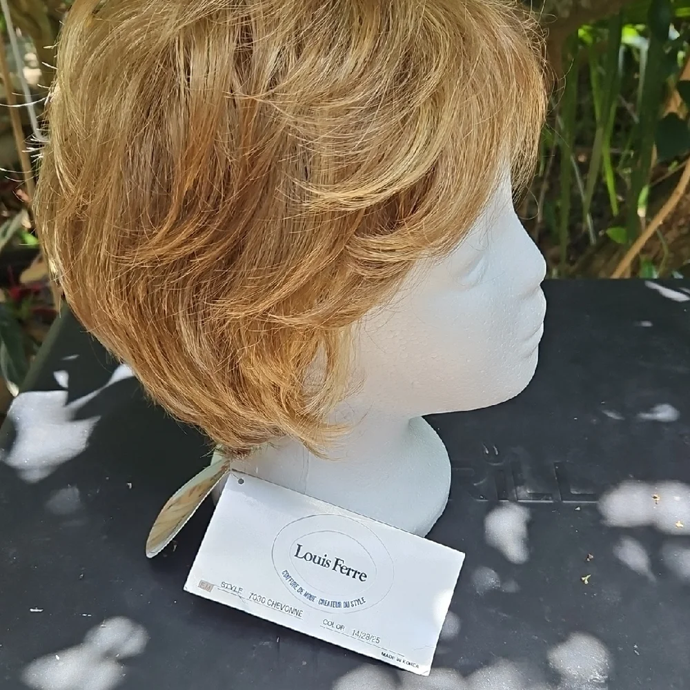 Brown Layered Wig with Natural Texture and Volume - Picture 5 of 5